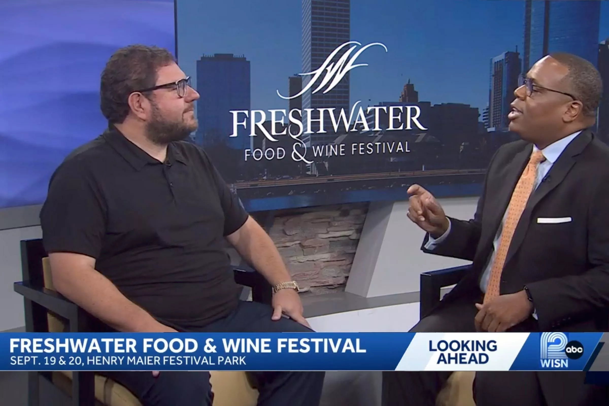 Freshwater Food & Wine Festival Featured on WISN 12 Milwaukee